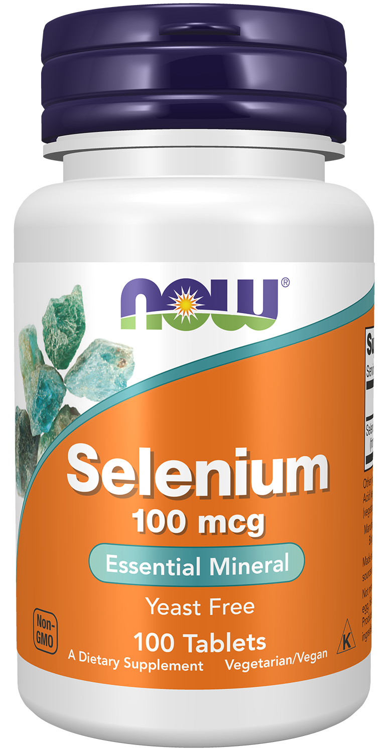 Витамины NOW Selenium — 100 мкг 100 таблеток
