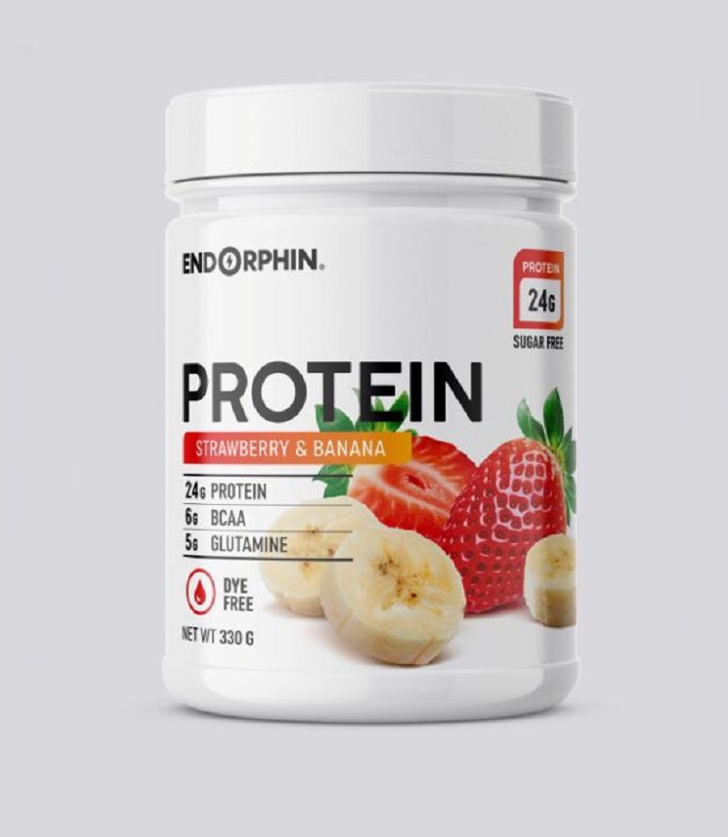 Протеин Endorphin Whey Protein — 330 г Клубника-банан